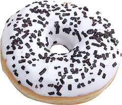Donut z białą wanilią 