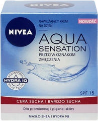 Krem Nivea Aqua Sensation Przeciw oznakom zmęczenia 