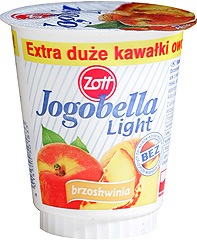 Jogurt Jogobella drugie sortowanie light (różne smaki)