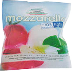Mozzarella light 10% 