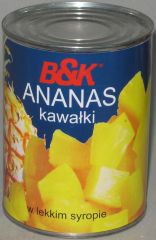 Ananas kawalki/567g 