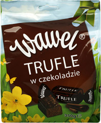 Cukierki Wawel Trufle w czekoladzie o smaku rumowym