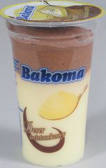 Deser Bakoma śmietankowo-czekoladowy