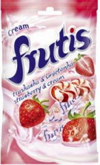 Cukierki frutis śmietankowo - truskawkowe