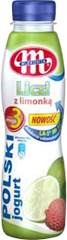 Jogurt Polski omega 3 liczi z limonką