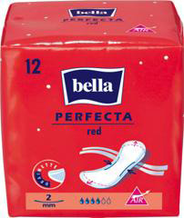 Bella podpaski perfecta red 12szt red
