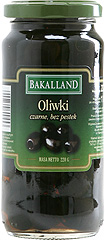 Oliwki Bakalland czarne  bez pestek