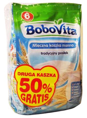 Kaszka Bobovita manna 2x230g 
