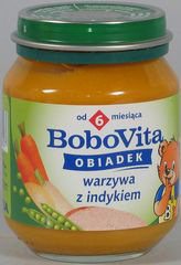 Bobovita obiadek warzywa z indykiem