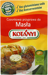 Przyprawa czosnkowa do masła Kotanyi 