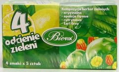 Biofix Herbata 4 odcienie zieleni