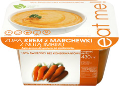 Zupa Krem z marchewki z nutką imbiru eat me 