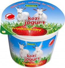 Kozi jogurt truskawkowy 125 g Danmis