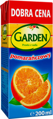 Napój Garden pomarańczowy 0,2l
