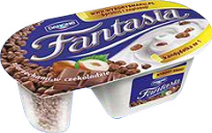 Jogurt Fantasia kremowy z orzechami w czekoladzie 