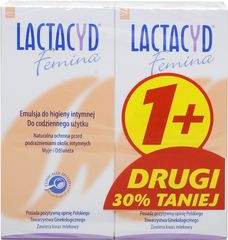 Lactacyd Femina emulsja do higieny intymnej 2*200ml