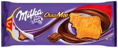 Ciastka Milka Choco Moo oblane mleczną czekoladą 