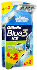 Maszynki Gillette Blue3 Ice 6 + 2