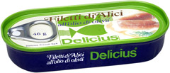 Anchois w oliwie z oliwek 
