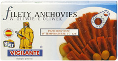 Filety anchovies 