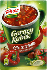 Gorący Kubek Knorr zupa gulaszowa z makaronem 