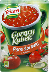 Gorący Kubek Knorr zupa pomidorowa z ryżem 
