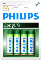 Baterie Philips LongLife R6 AA