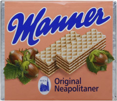 Manner Neapolitaner wafel orzechowy 75g