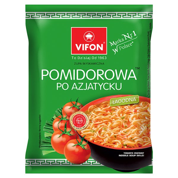 Vifon Zupa błyskawiczna pomidorowa po azjatycku 70 g
