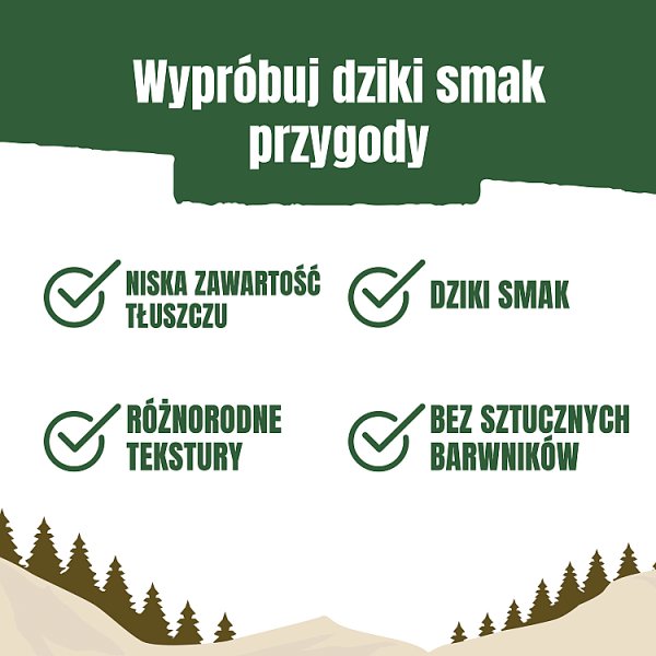 Purina AdVENTuROS Strips Karma dla psów dziki smak sarniny 90 g