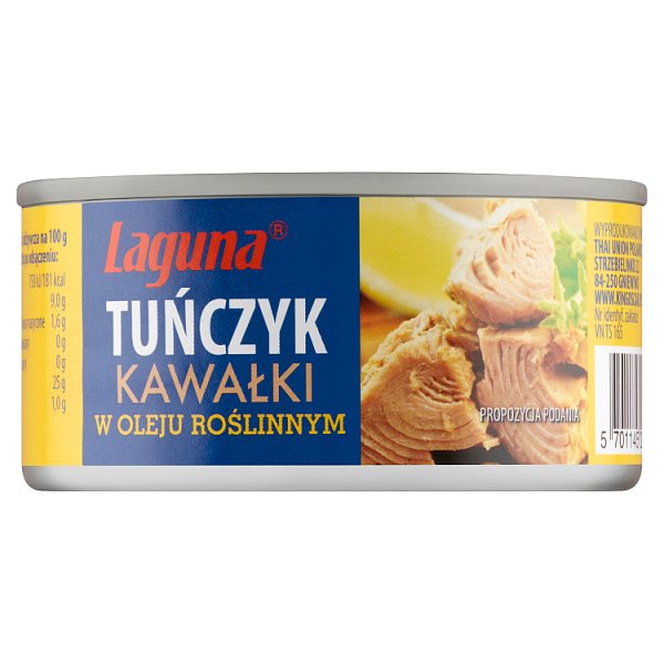 Laguna Tuńczyk kawałki w oleju roślinnym 170 g