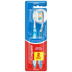 Szczoteczka do zębów Colgate Extra Clean 2 szt średnia