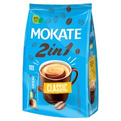 Mokate 2in1 Classic Rozpuszczalny napój kawowy w proszku 80 g (10 x 17 g)