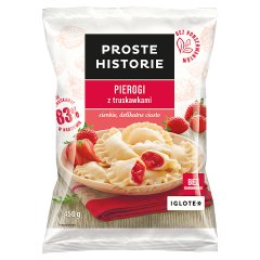 Proste Historie Pierogi z truskawkami 450 g