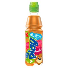 Kubuś Play Woda & Owoce Napój owocowy o smaku maliny 400 ml