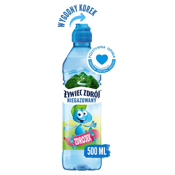 Żywiec Zdrój Zdrojek Niegazowany Woda źródlana 500 ml