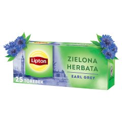 Lipton Zielona herbata Earl Grey 40 g (25 torebek)