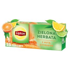 Lipton Zielona herbata z nutą cytrusów 32,5 g (25 torebek)