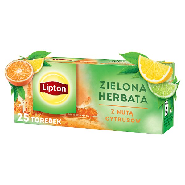 Lipton Zielona herbata z nutą cytrusów 32,5 g (25 torebek)