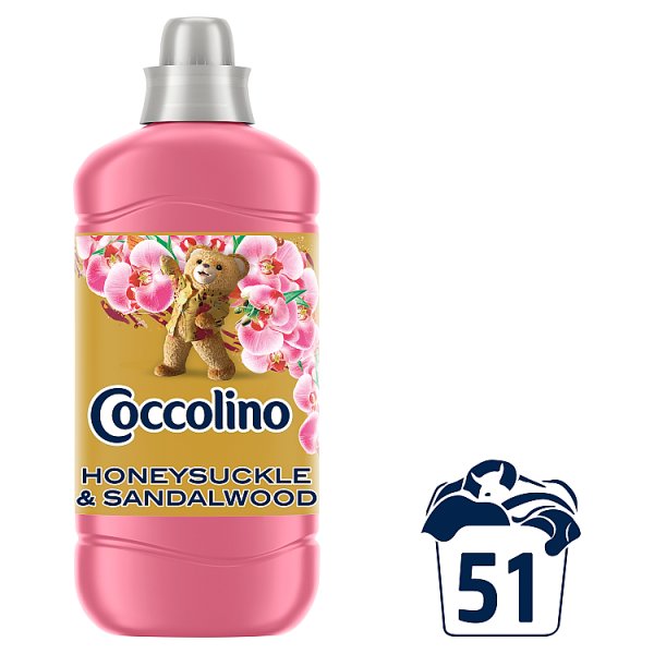 Coccolino Honeysuckle &amp; Sandalwood Płyn do płukania tkanin koncentrat 1275 ml (51 prań)