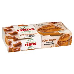 Rians L'Onctueux Mleczne desery karmelowe z solonym masłem 180 g (2 x 90 g)