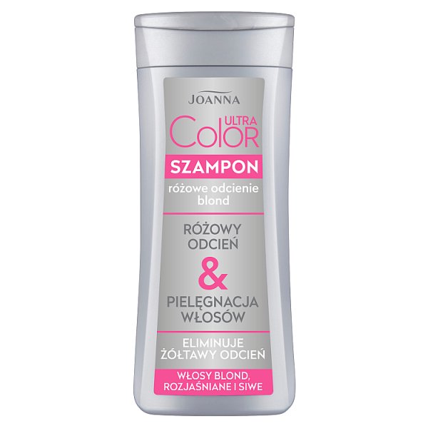 Joanna Ultra Color Szampon różowe odcienie blond 200 ml