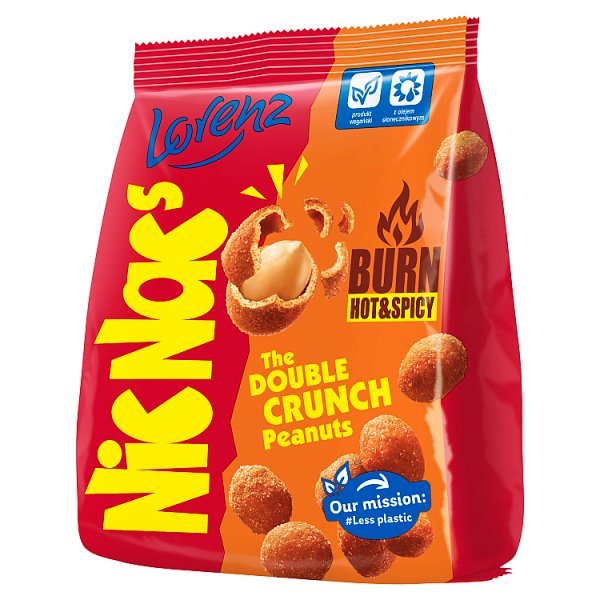 NicNacʹs Burn Hot &amp; Spicy Orzeszki ziemne w chrupiącej panierce 110 g