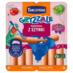 Tarczyński Gryzzale Parówki z szynki 200 g (2 x 100 g)