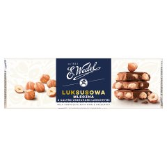 E. Wedel  Czekolada luksusowa mleczna z całymi orzechami 220 g
