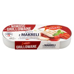 Graal Filety z makreli w sosie pomidorowym z suszonymi pomidorami 120 g