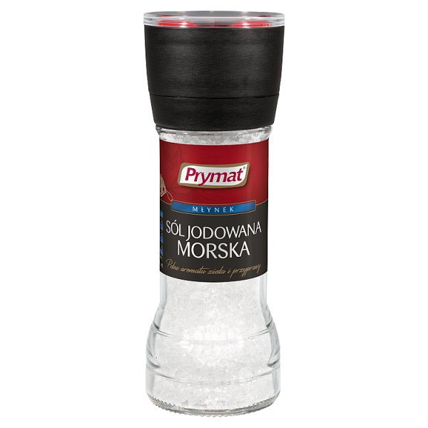 Prymat Młynek Sól morska jodowana 110 g
