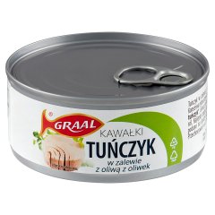 Graal Tuńczyk kawałki w zalewie z oliwą z oliwek 160 g