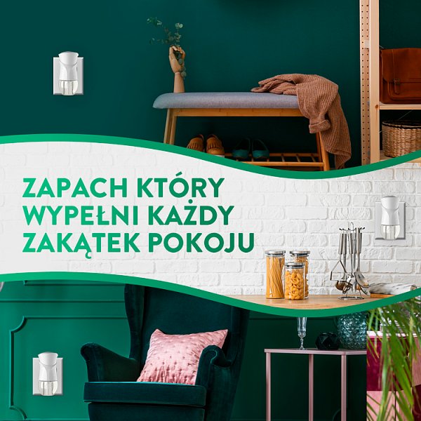 Air Wick Essential Oils Elektryczny odświeżacz powietrza o zapachu białych kwiatów 19 ml