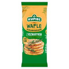 Kupiec Wafle kukurydziane z rozmarynem 105 g